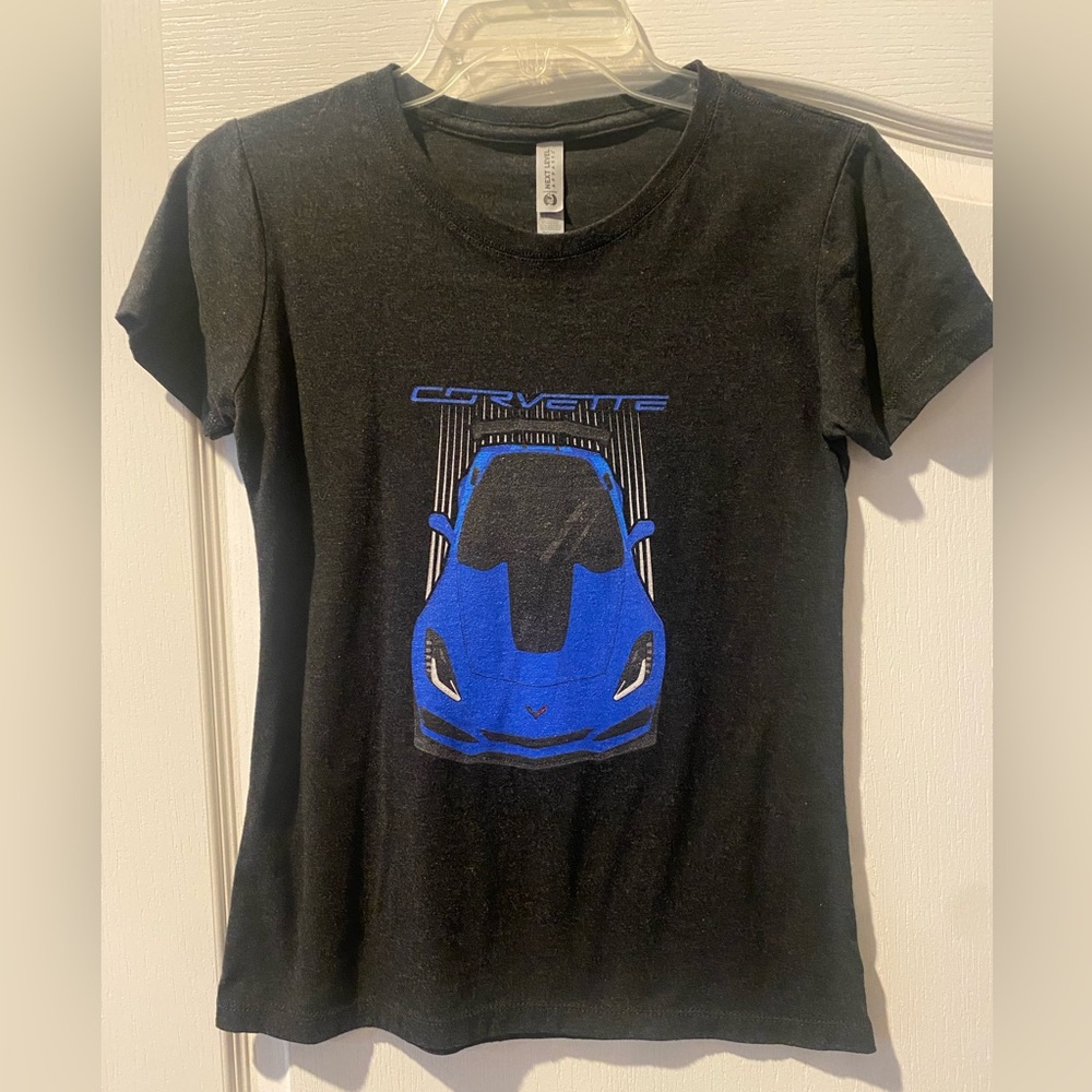 Womens Black Corvette Tee
